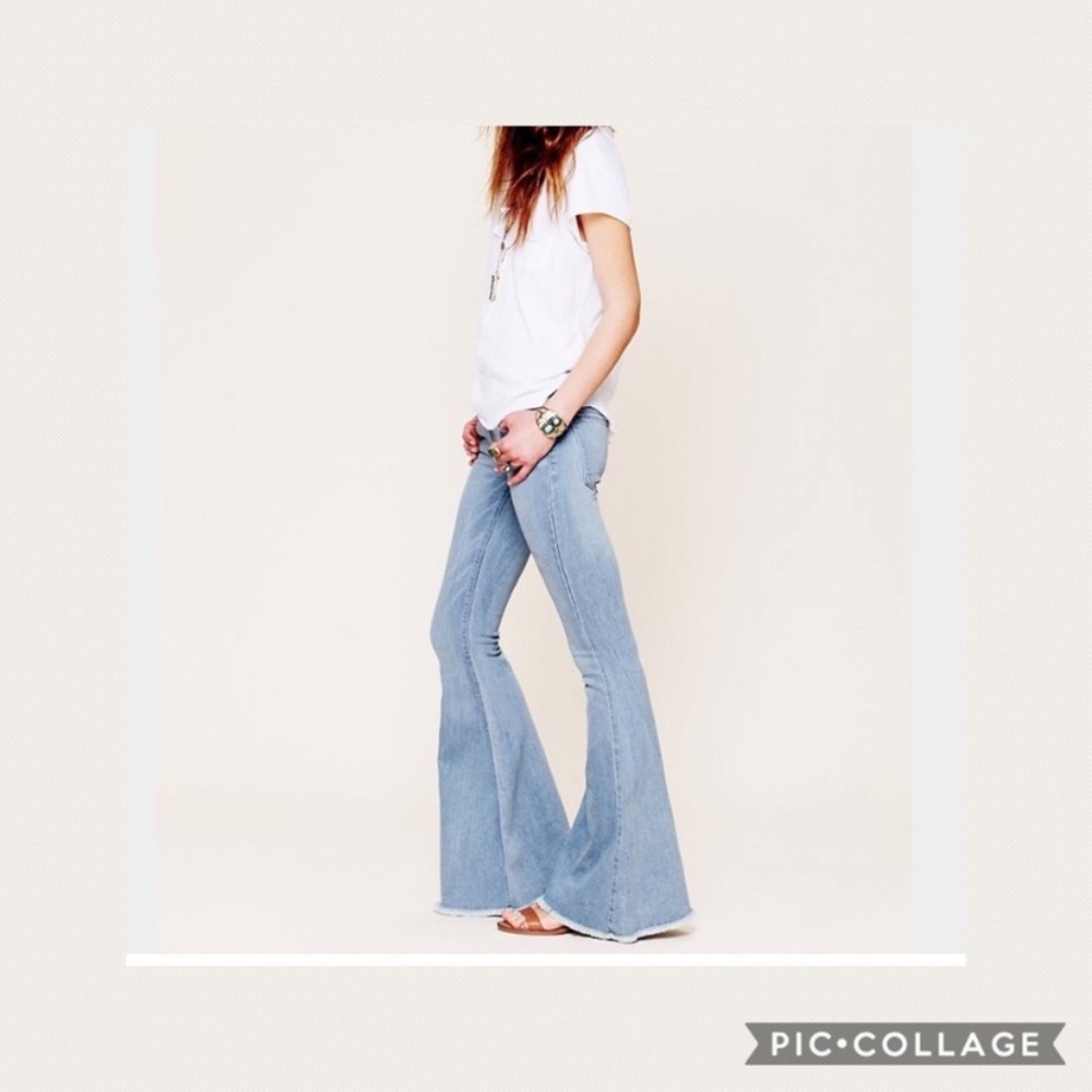 Free People Bell Bottom Flare Jeans